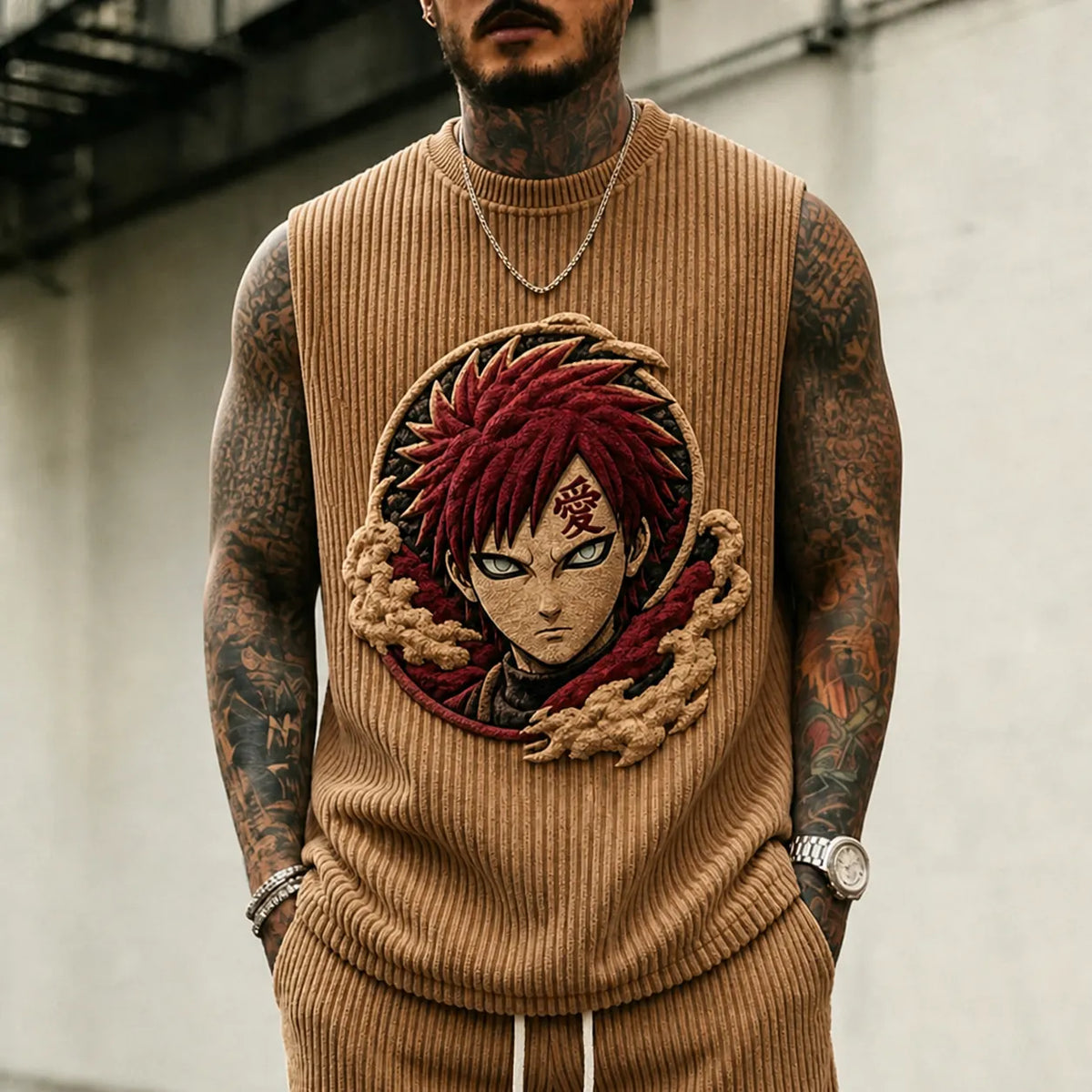 NINDO Unisex Anime-print Tank Top