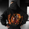 PKM-Unisex Anime Inspired Vintage Plush Hoodie