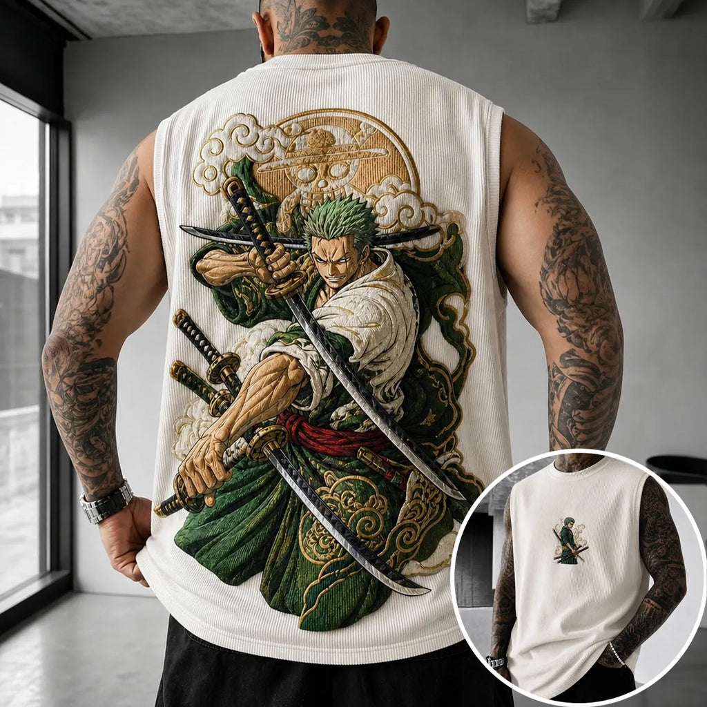 One Piece Unisex Anime-print Tank Top