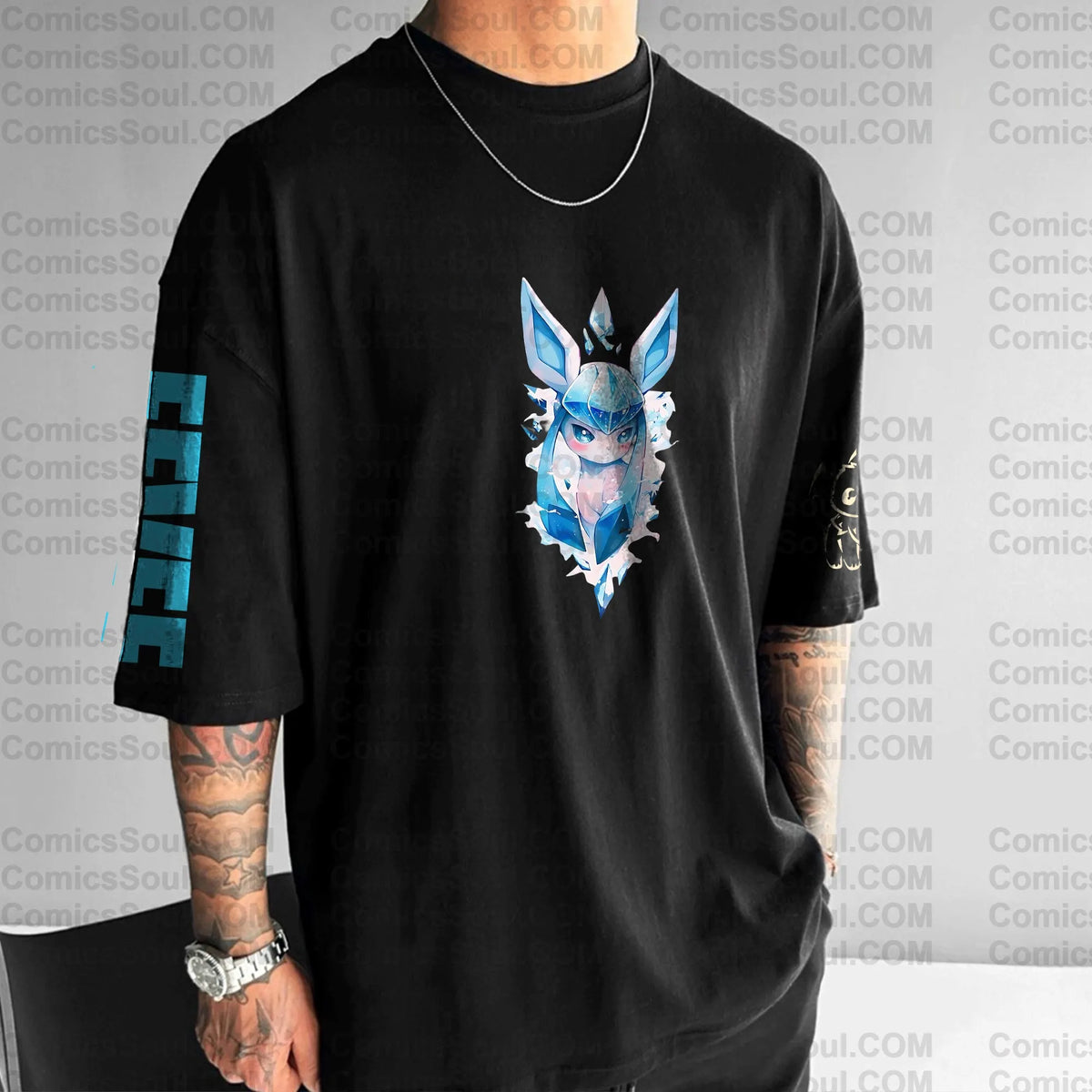 PKM-Unisex Anime Inspired Vintage T-Shirt