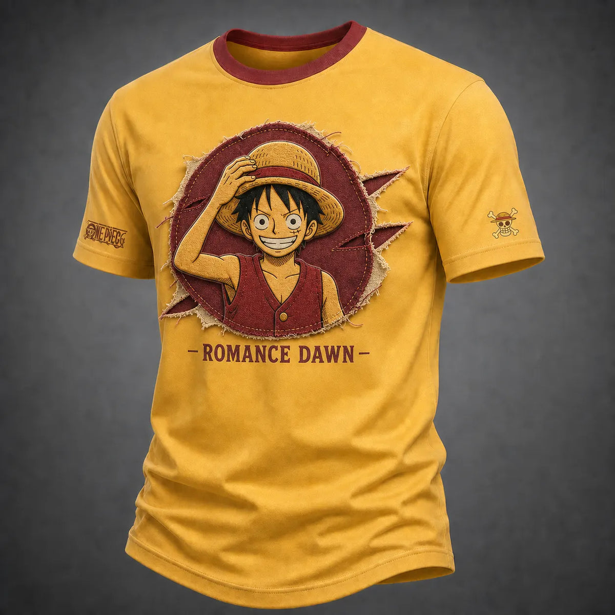 One Piece Pirate Crew Graphic Crew-Neck T-Shirt