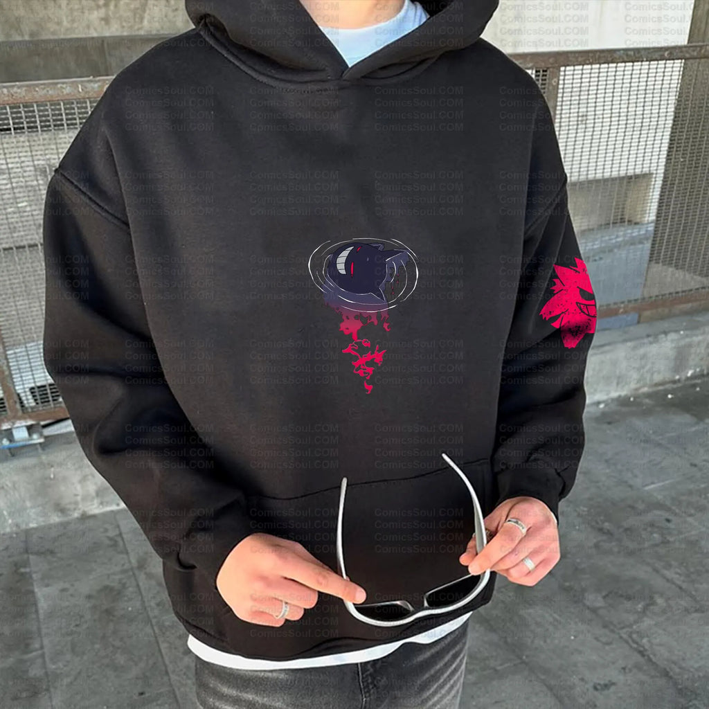 PKM-Unisex Graphic Streetwear Vintage Plush Hoodie