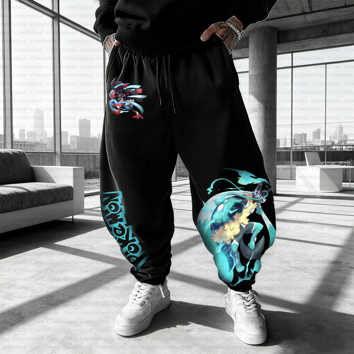 PKM-Unisex Casual Anime Streetwear Pant