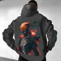 PKM-Unisex Anime Graphic Streetwear Vintage Hoodie