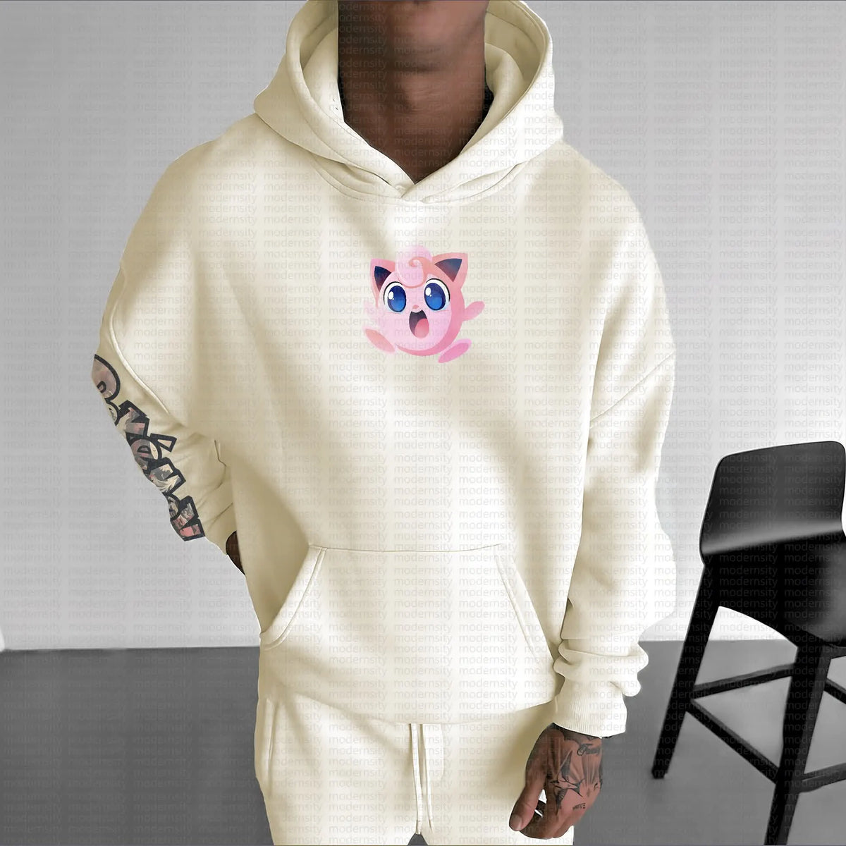 PKM-Unisex Anime Graphic Streetwear Vintage Hoodie