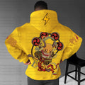 PKM-Unisex Anime Graphic Streetwear Wintage Plush Hoodie