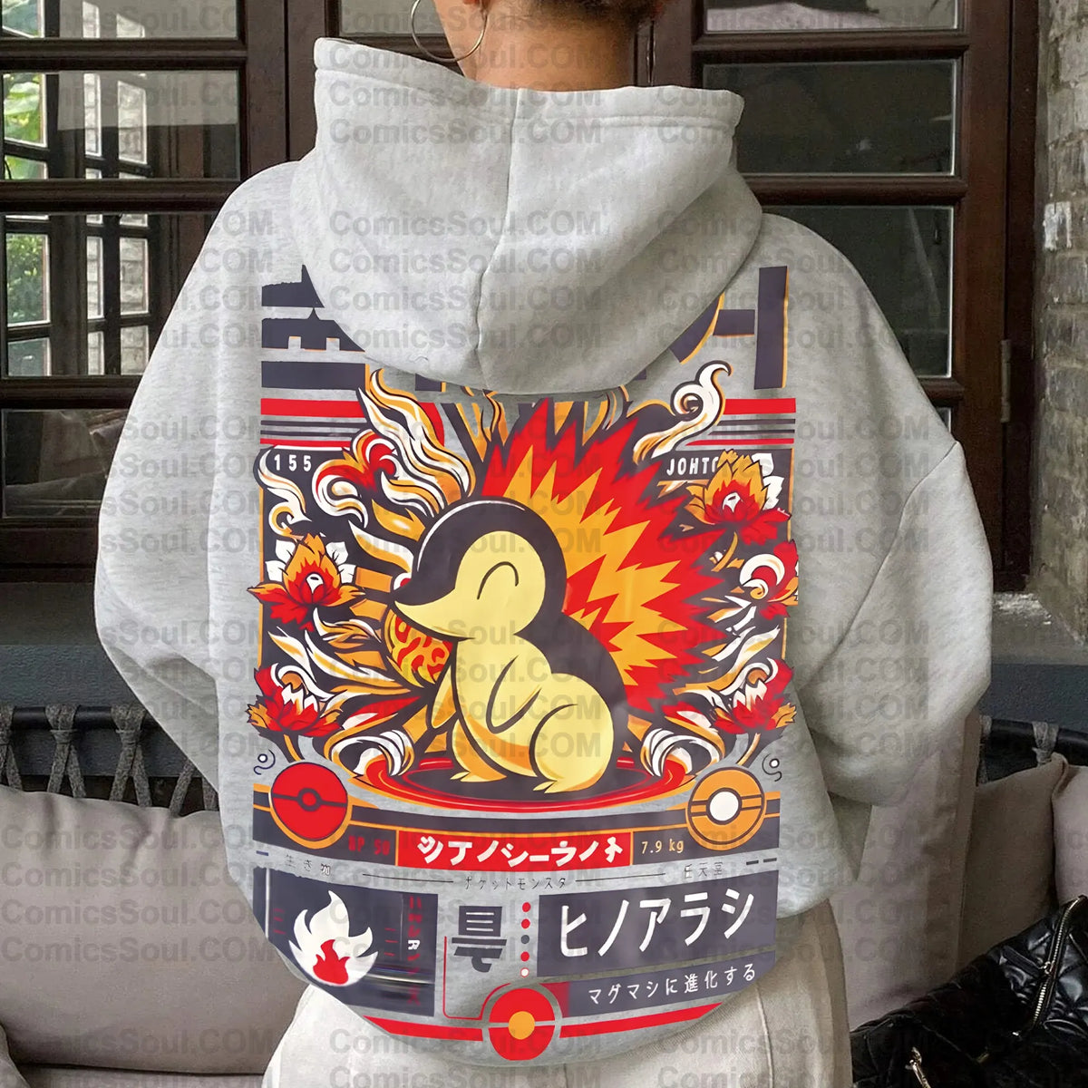 PKM-Anime Inspired Vintage Hoodie