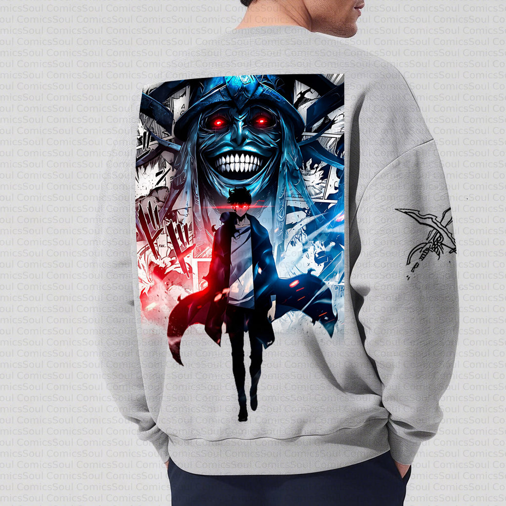 SL-Plus Velvet Unisex Anime Inspired Vintage Sweatshirt