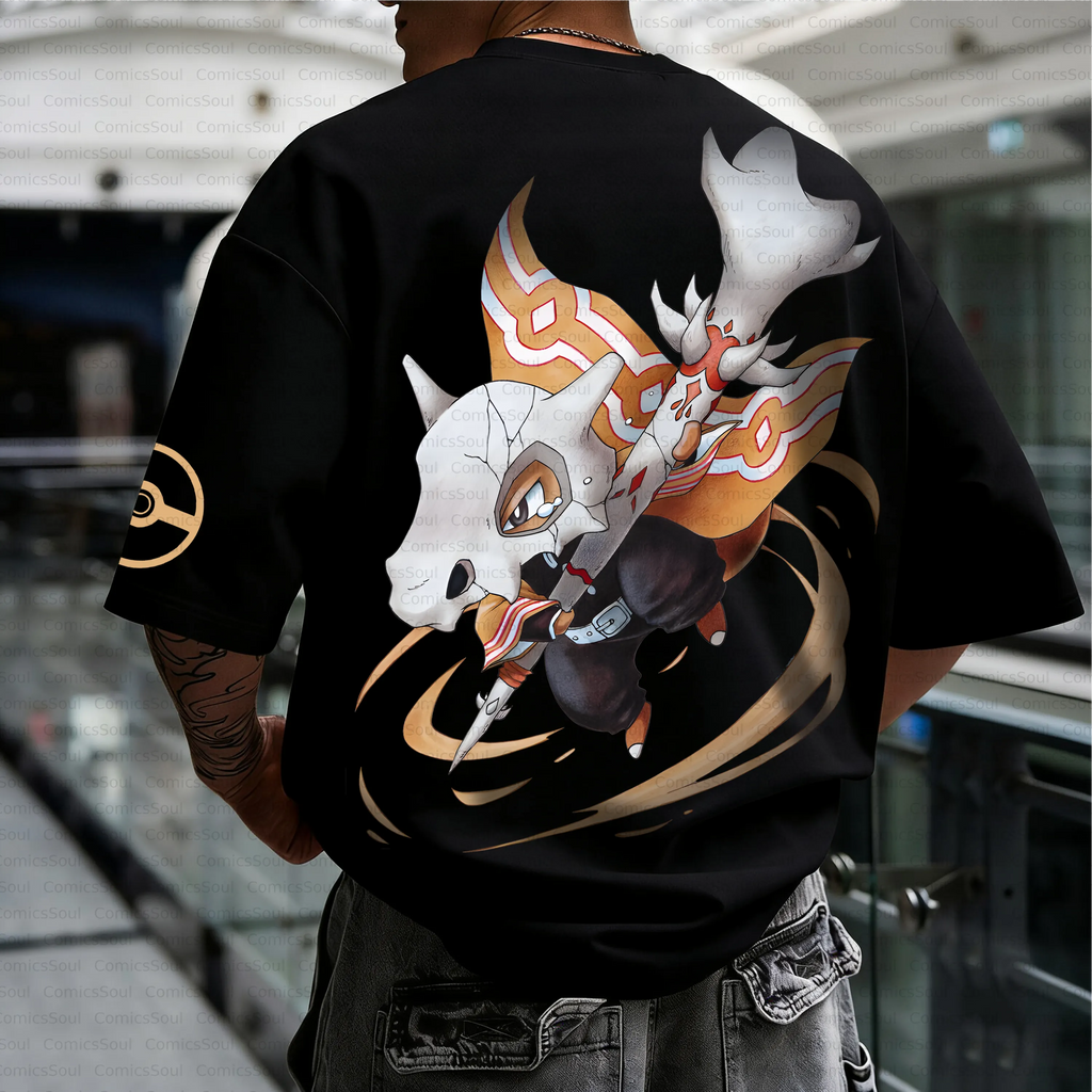 PKM-Unisex Anime Inspired Vintage T-Shirt