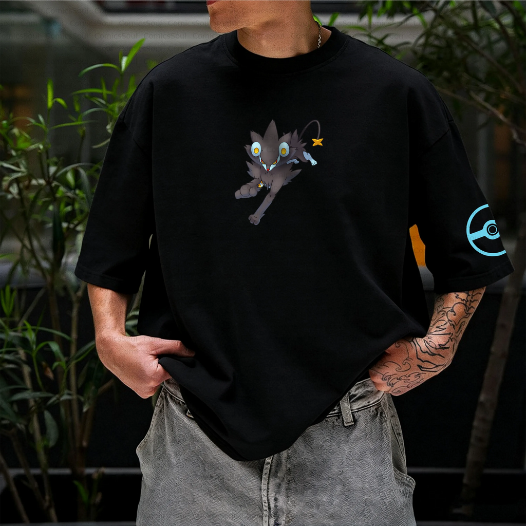 PKM-Unisex Anime Inspired Vintage T-Shirt