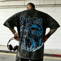 MK-Unisex Anime Inspired Vintage Washed T-Shirt
