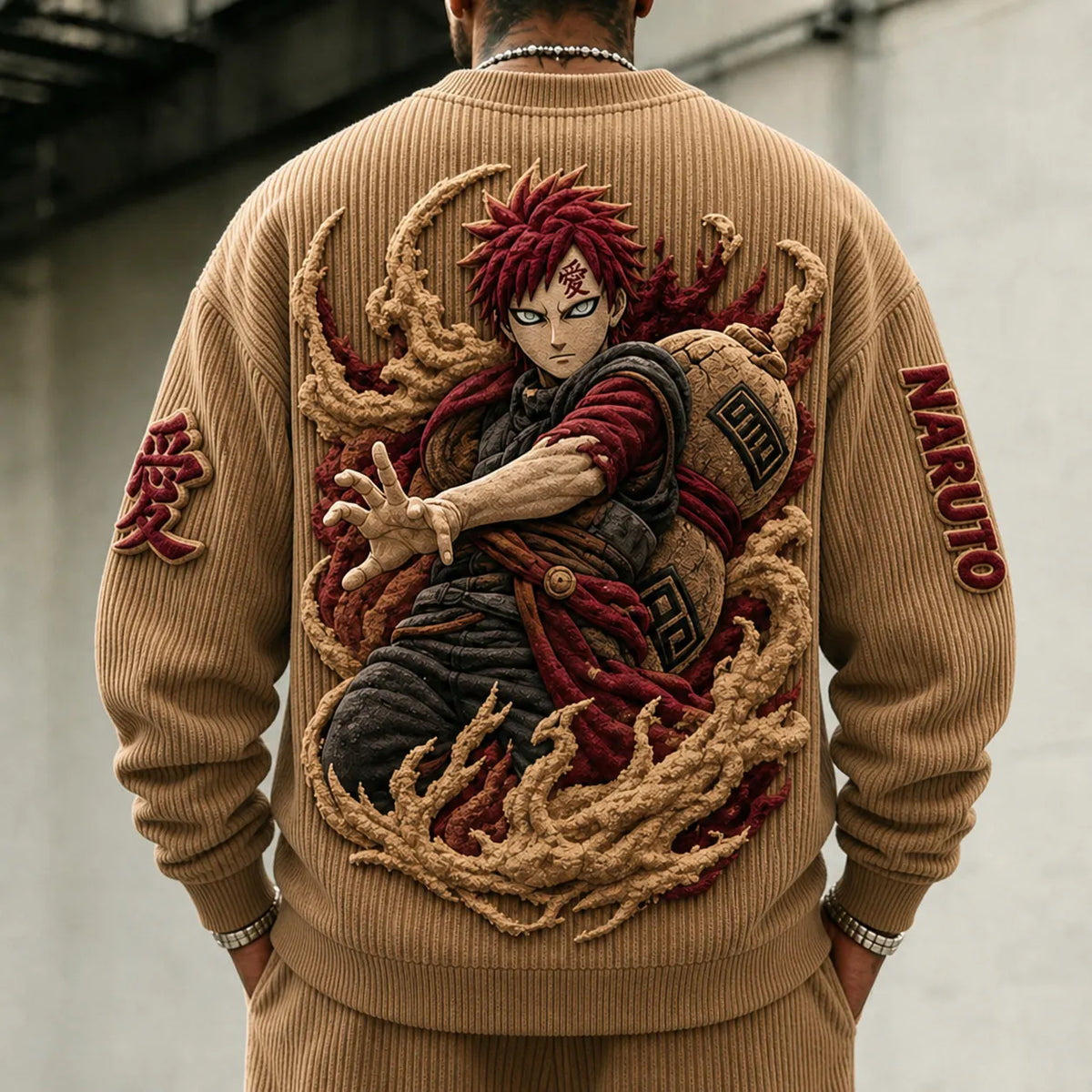 NINDO Unisex Anime-print Crewneck Sweatshirt