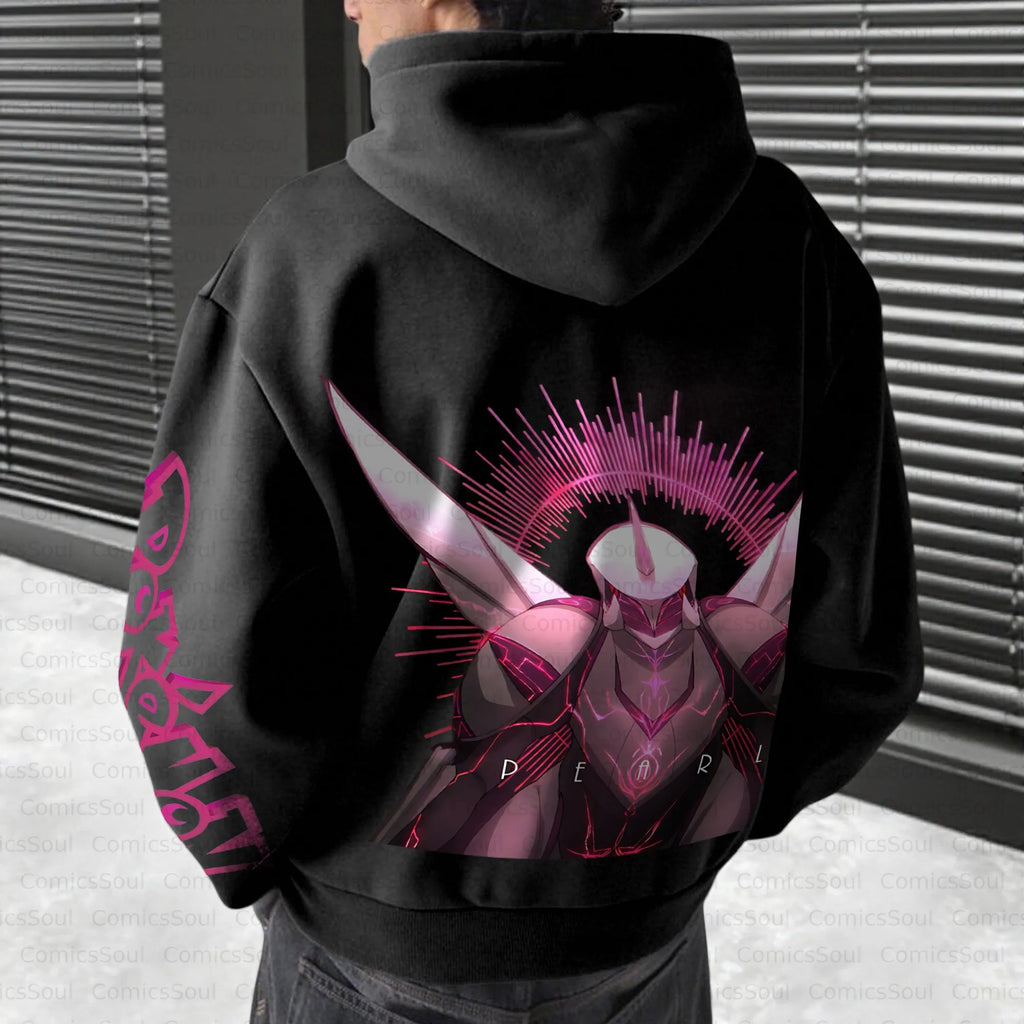 PKM-Unisex Anime Inspired Vintage Plush Hoodie