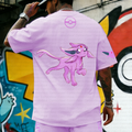PKM-Unisex Anime Inspired Vintage T-Shirt