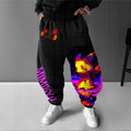 PKM-Unisex Anime Printed Gift Oversized Regular Athletic Pants