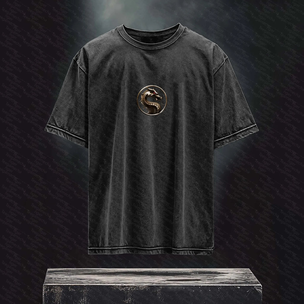 MK-Unisex  Inspired Vintage Washed T-Shirt