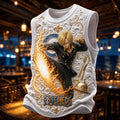 One Piece Pirate Crew Graphic Crew-Neck Tank Top