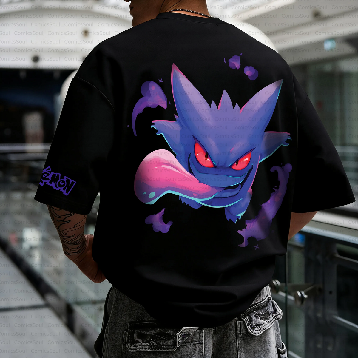 PKM-Unisex Anime Inspired Vintage T-Shirt