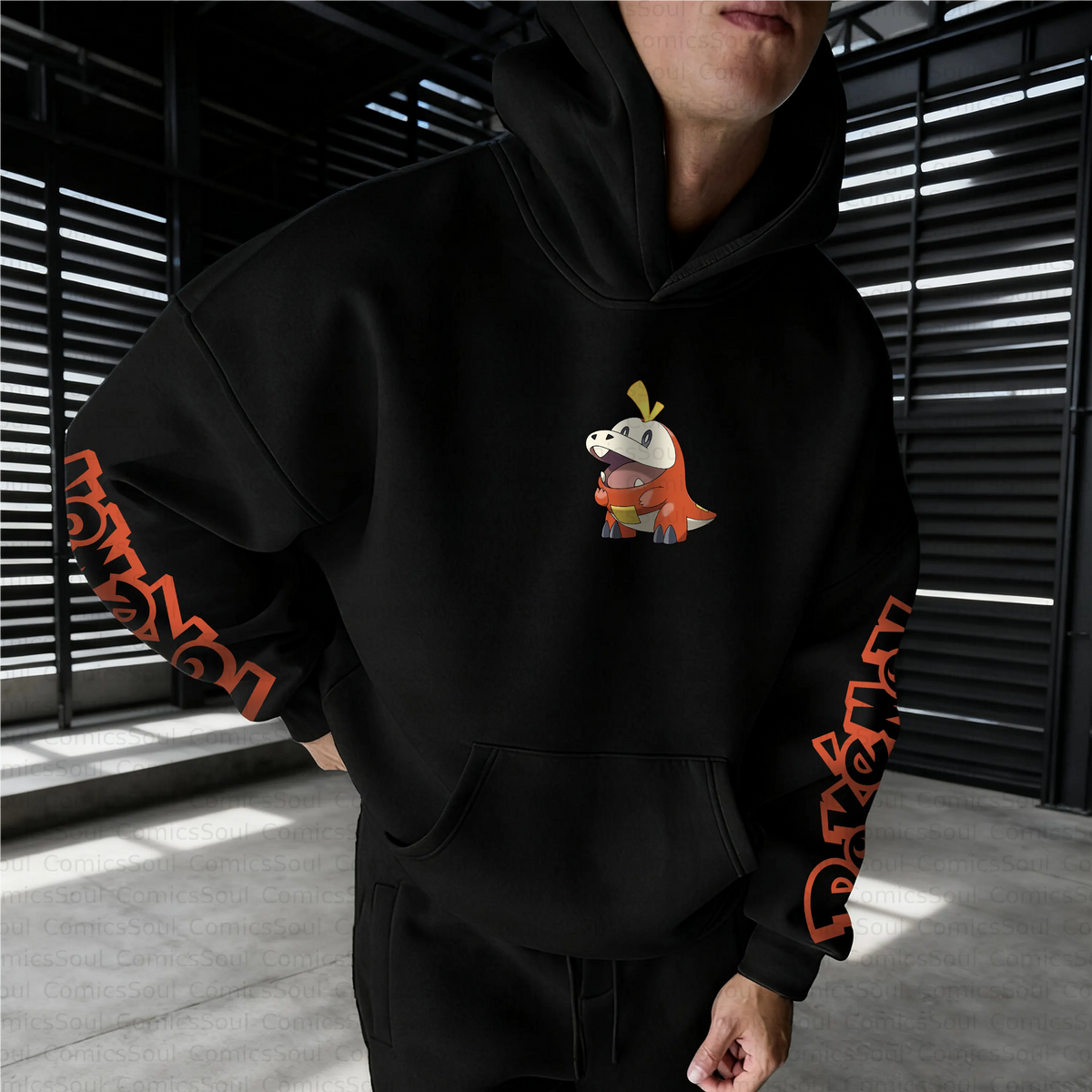 PKM-Unisex Anime Inspired Vintage Plush Hoodie