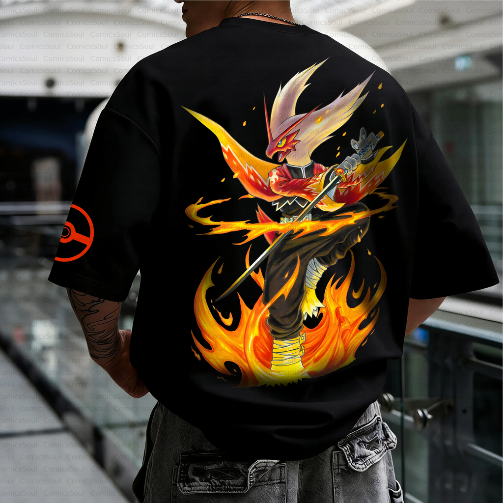 PKM-Unisex Anime Inspired Vintage T-Shirt