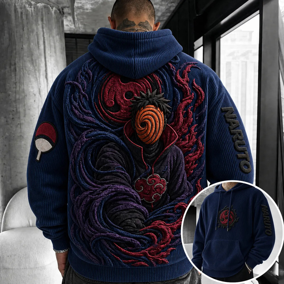 NINDO Unisex Anime-print Hoodie