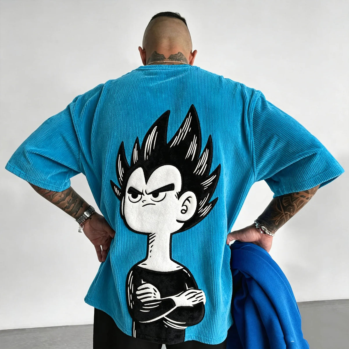 Dragon Ball Unisex Anime Inspired Vintage Corduroy T-Shirt