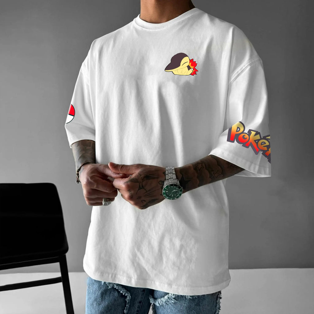PKM-Unisex Anime Inspired Vintage T-Shirt