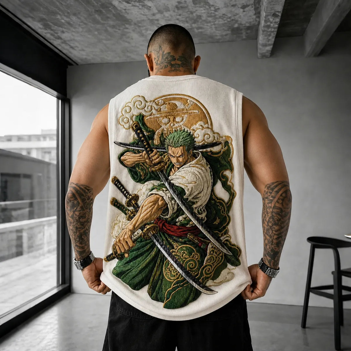 One Piece Unisex Anime-print Tank Top