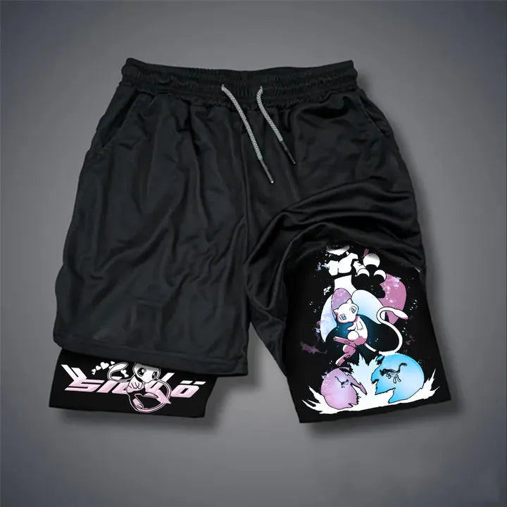PKM-Unisex Casual Anime Streetwear Shorts