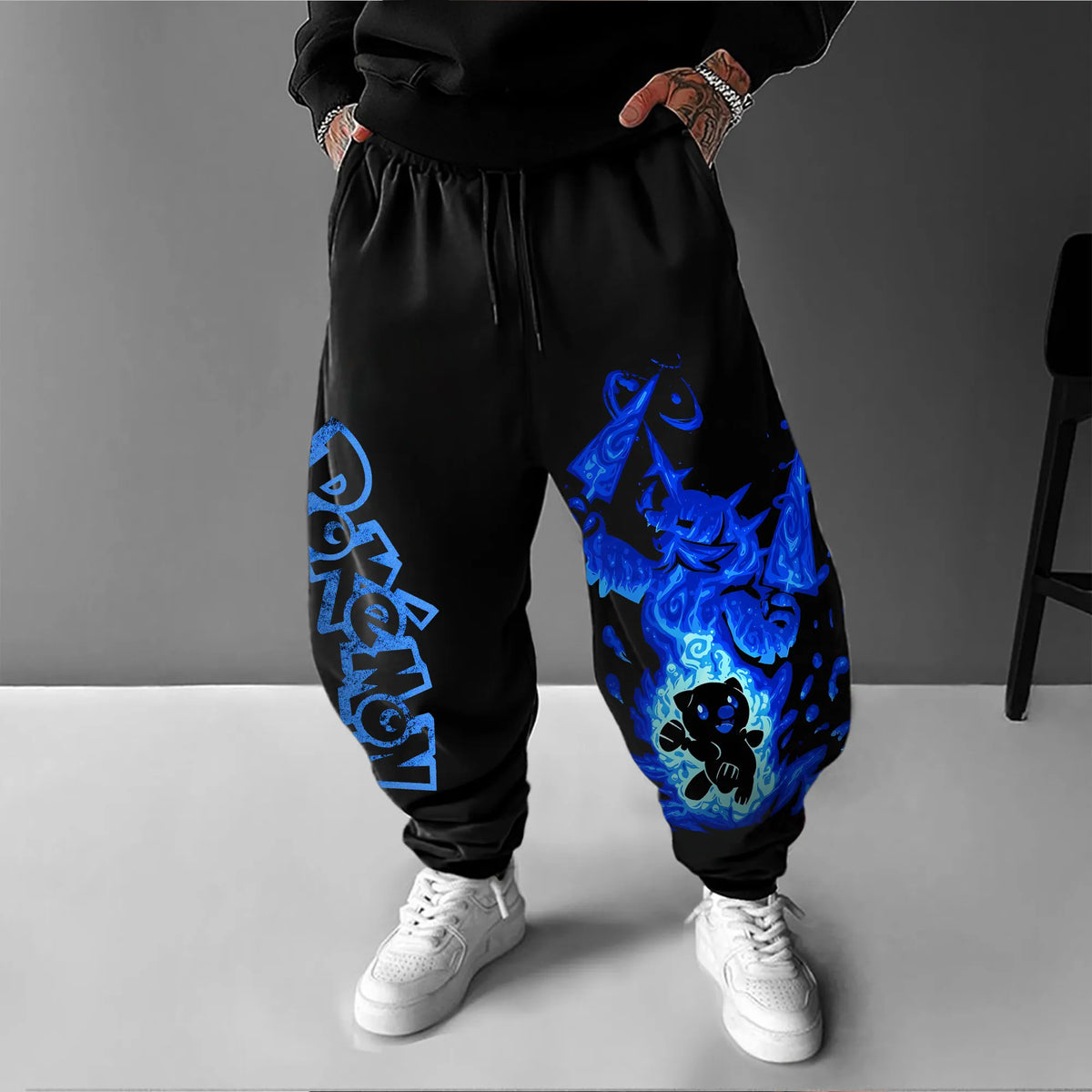 PKM-Unisex Casual Anime Streetwear Pants