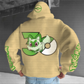 PKM-Unisex Anime Inspired Vintage Plush Hoodie