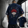 NINDO Unisex Anime-Style Retro Corduroy Oversized T-Shirt