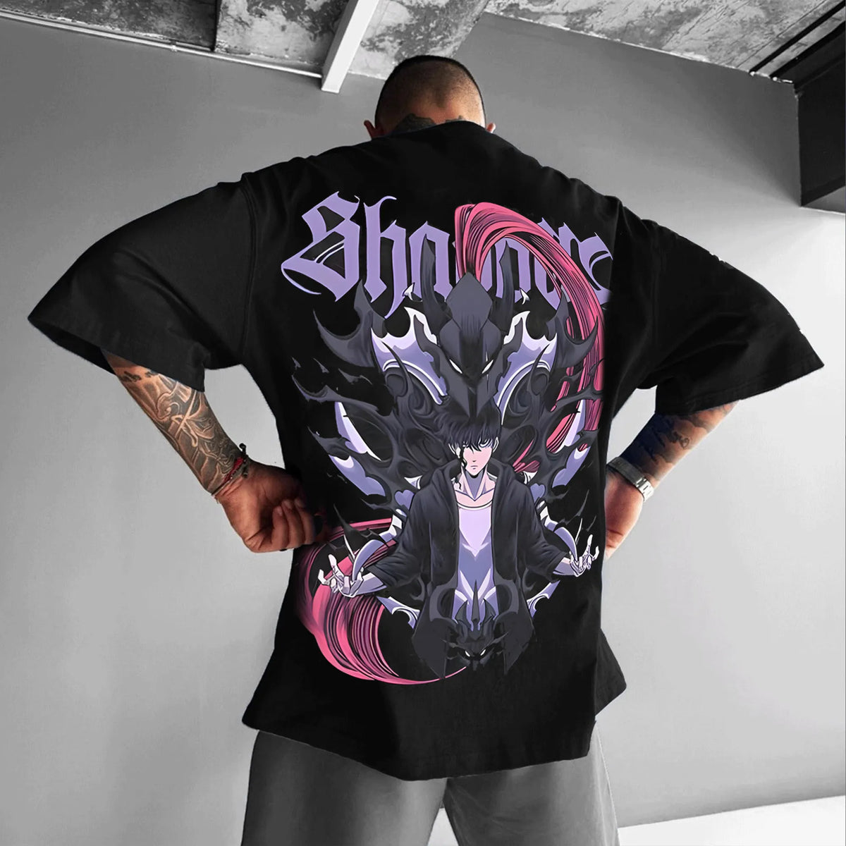 SL-Unisex Anime Inspired Vintage T-Shirt