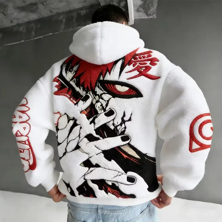 NINDO Color Blocked Plush Hoodie
