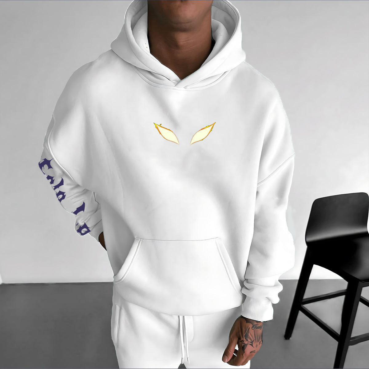 SL-Unisex Anime Graphic Streetwear Vintage Hoodie