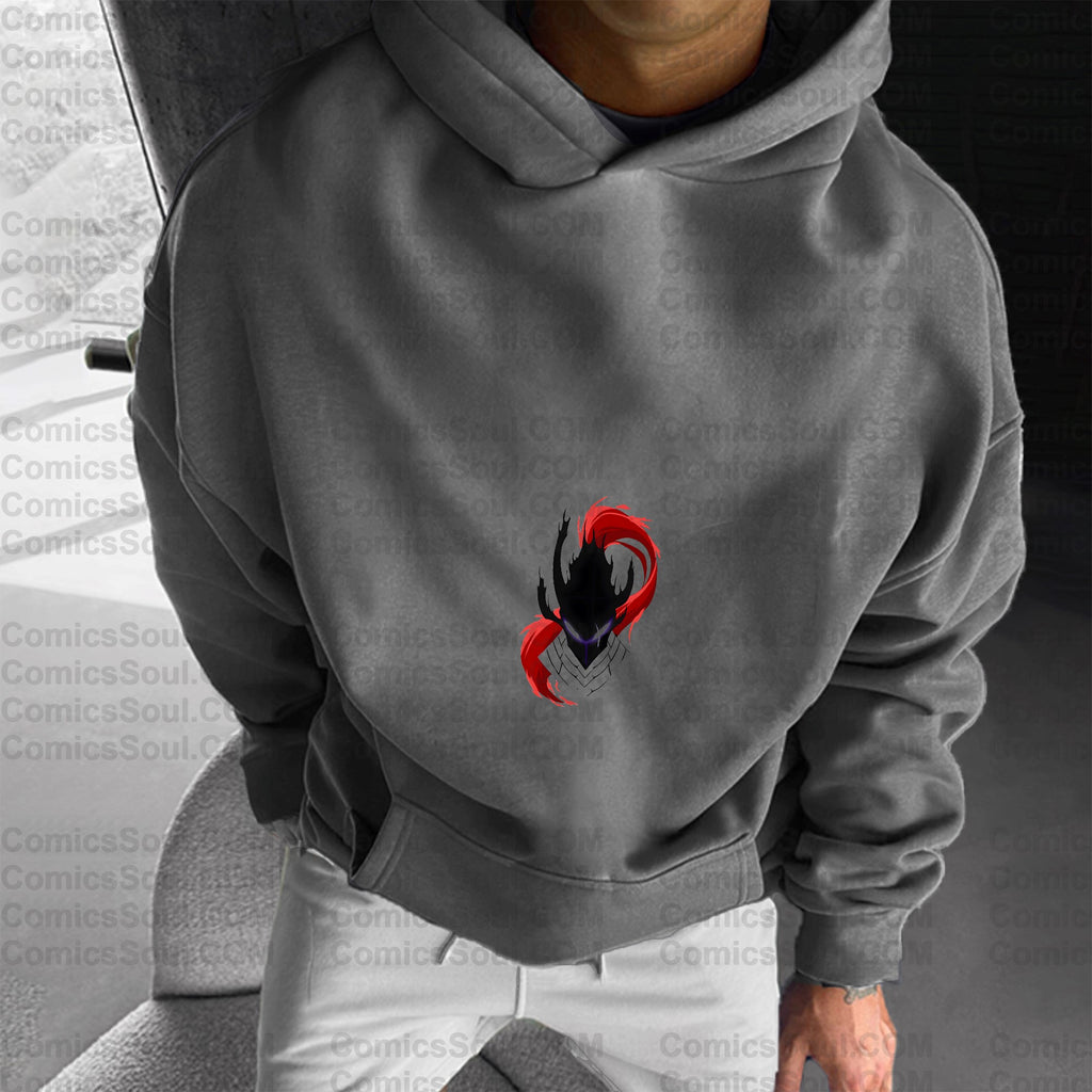 SL-Unisex Anime Graphic Streetwear Wintage Plush Hoodie