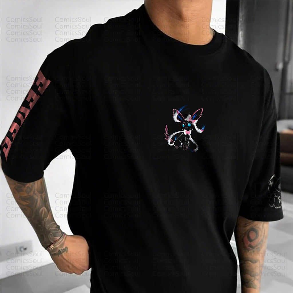 PKM-Unisex Anime Inspired Vintage T-Shirt