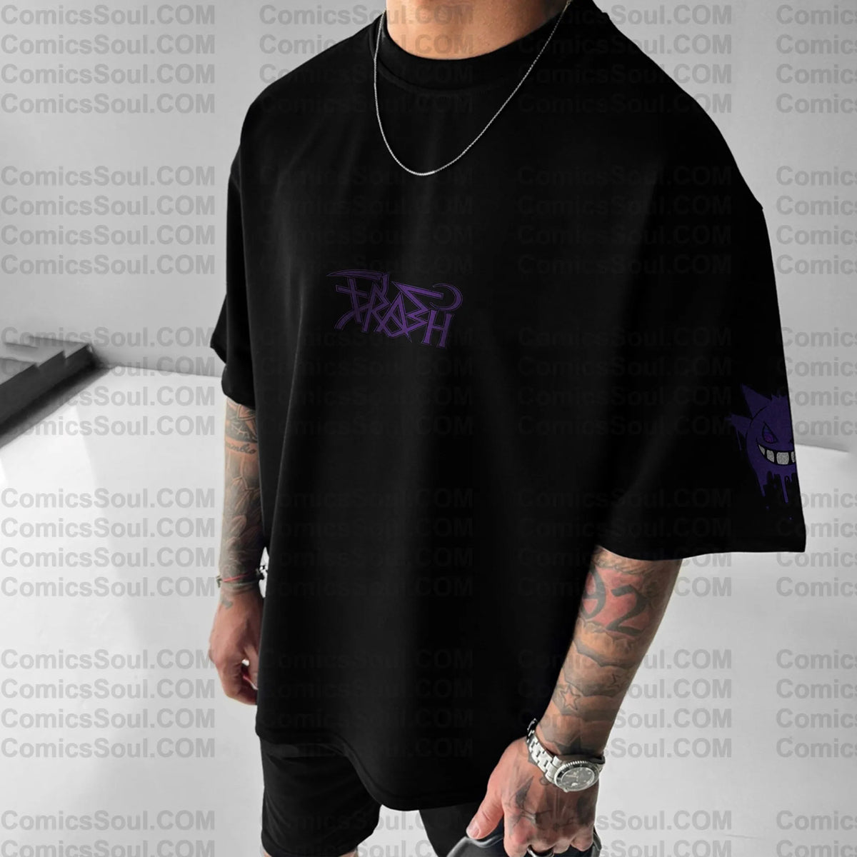 PKM-Unisex Anime Inspired Vintage T-Shirt