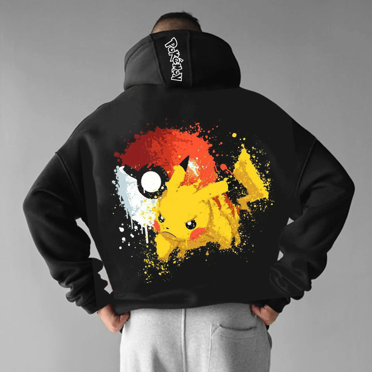 PKM-Unisex Anime Graphic Streetwear Vintage Hoodie