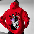 SL-Unisex Anime Graphic Streetwear Vintage Plush Hoodie