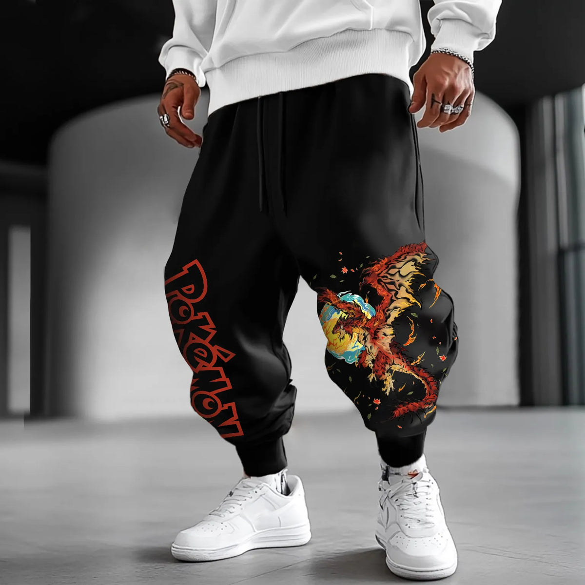 PKM-Unisex Casual Anime Streetwear Pants