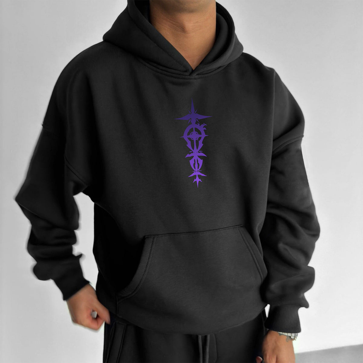 SL-Unisex Anime Graphic Streetwear Vintage Hoodie