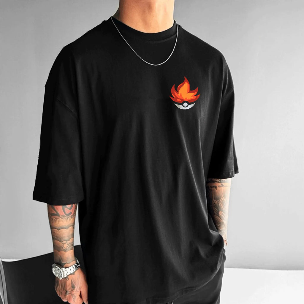 PKM-Unisex Anime Inspired Vintage T-Shirt