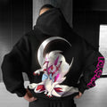 PKM-Unisex Anime Inspired Vintage Plush Hoodie