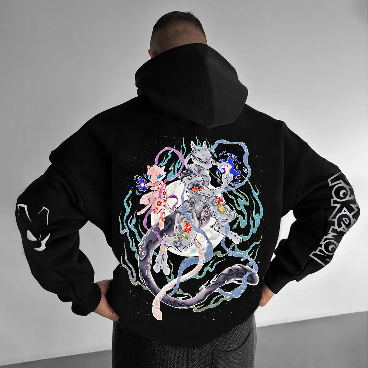 PKM-Unisex Anime Graphic Streetwear Vintage Hoodie