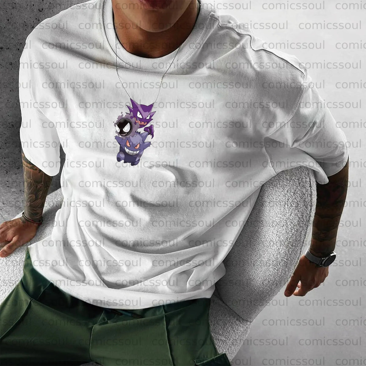 PKM-Unisex Anime Inspired Vintage T-Shirt