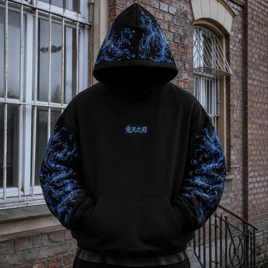 KNY Vintage Anime Print Hoodie