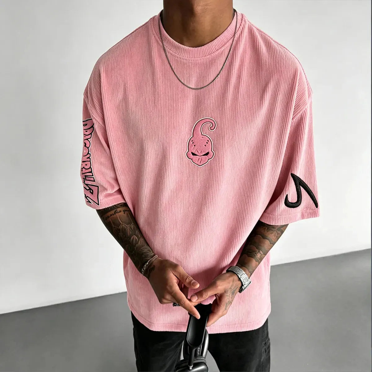 Dragon Ball Unisex Anime Inspired Vintage Corduroy T-Shirt