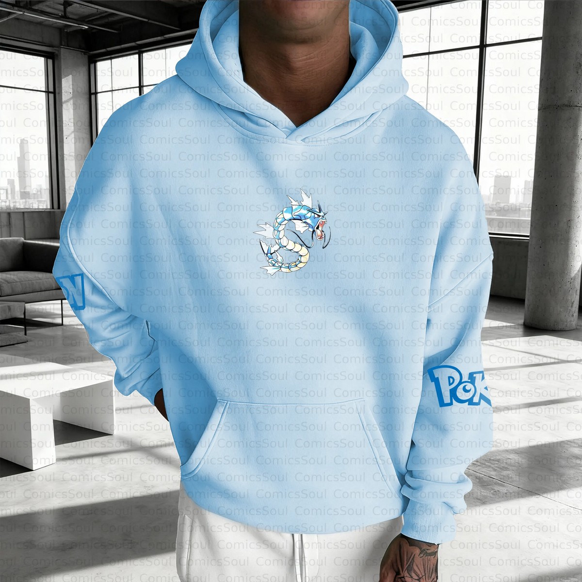 PKM-Unisex Anime Inspired Vintage Plush Hoodie