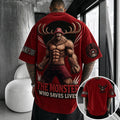 One Piece Unisex Short-Sleeve Corduroy T-Shirt With Anime Print